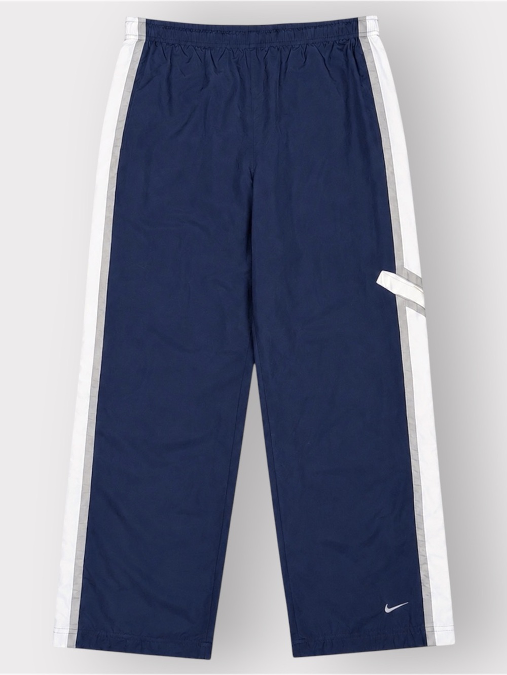 Nike Navy Blue Side Stripe Track Pants